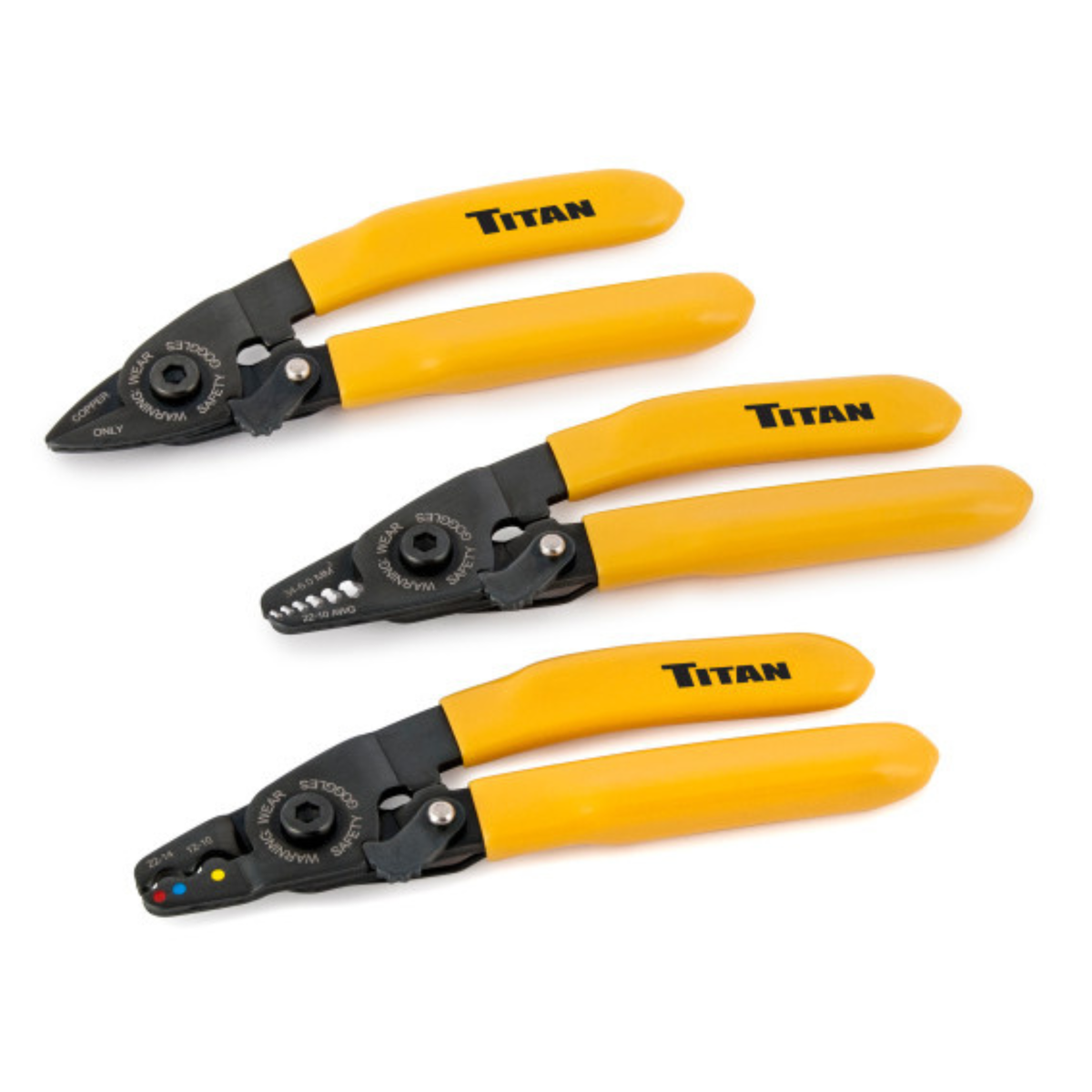 TITAN Tools - 3 pc. Compact Electrical Tool Set (11476) - Ridge Toolbox