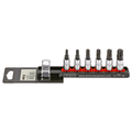 Sonic Tools - Bit Socket Set RIBE 1/4" on Rail, 6pcs. - Ridge Toolbox