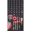 Sonic Tools - SAE Bit Socket Set 1/4", 63-PCS - SMALL SFS - Ridge Toolbox