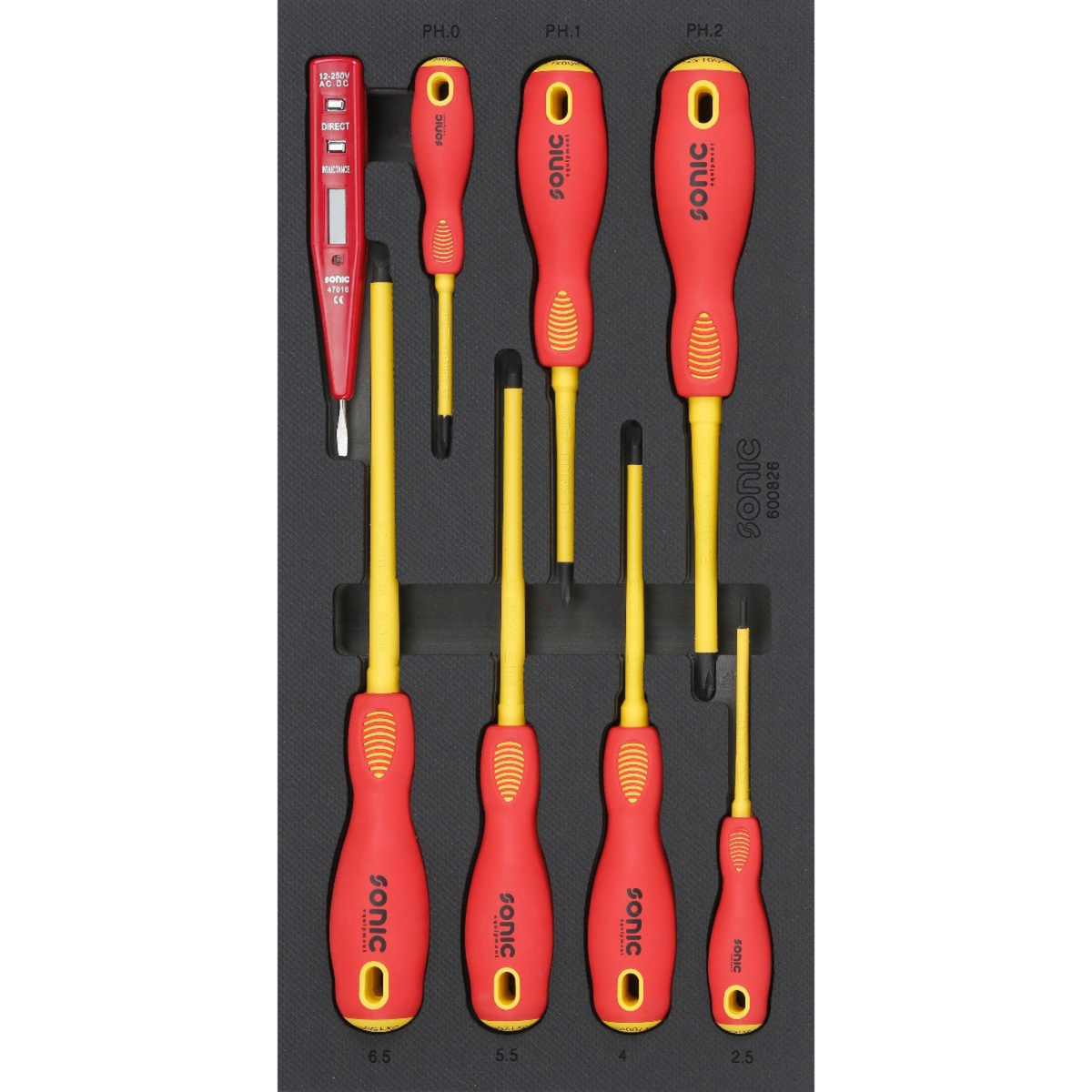 Sonic Tools - VDE Screwdriver Set, 8-PCS - SMALL SFS - Ridge Toolbox