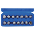 Sonic Tools - Drain plug key set 3/8", 14 pcs. - Ridge Toolbox