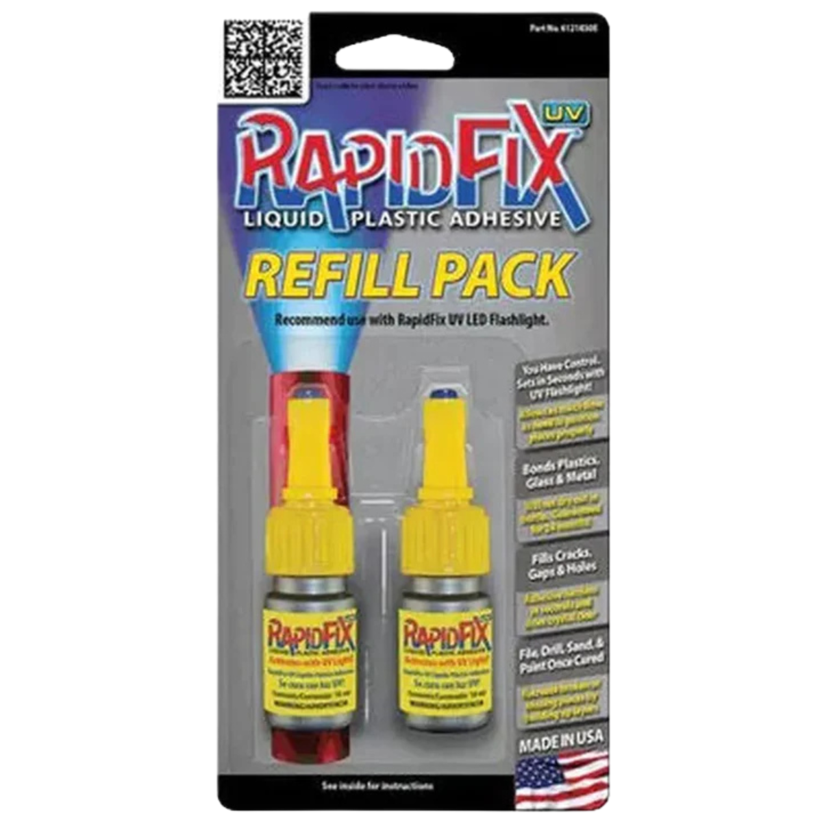 RapidFix - Counter Display Retail - 10 ml - REFILL Twin Blister (Single Pack) - Ridge Toolbox