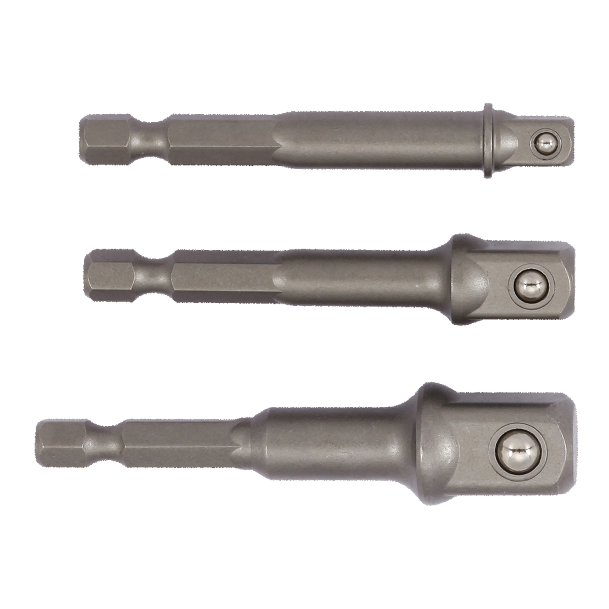 Sonic Tools - Adaptors for drills, 1/4``DR, 3 pcs. - Ridge Toolbox
