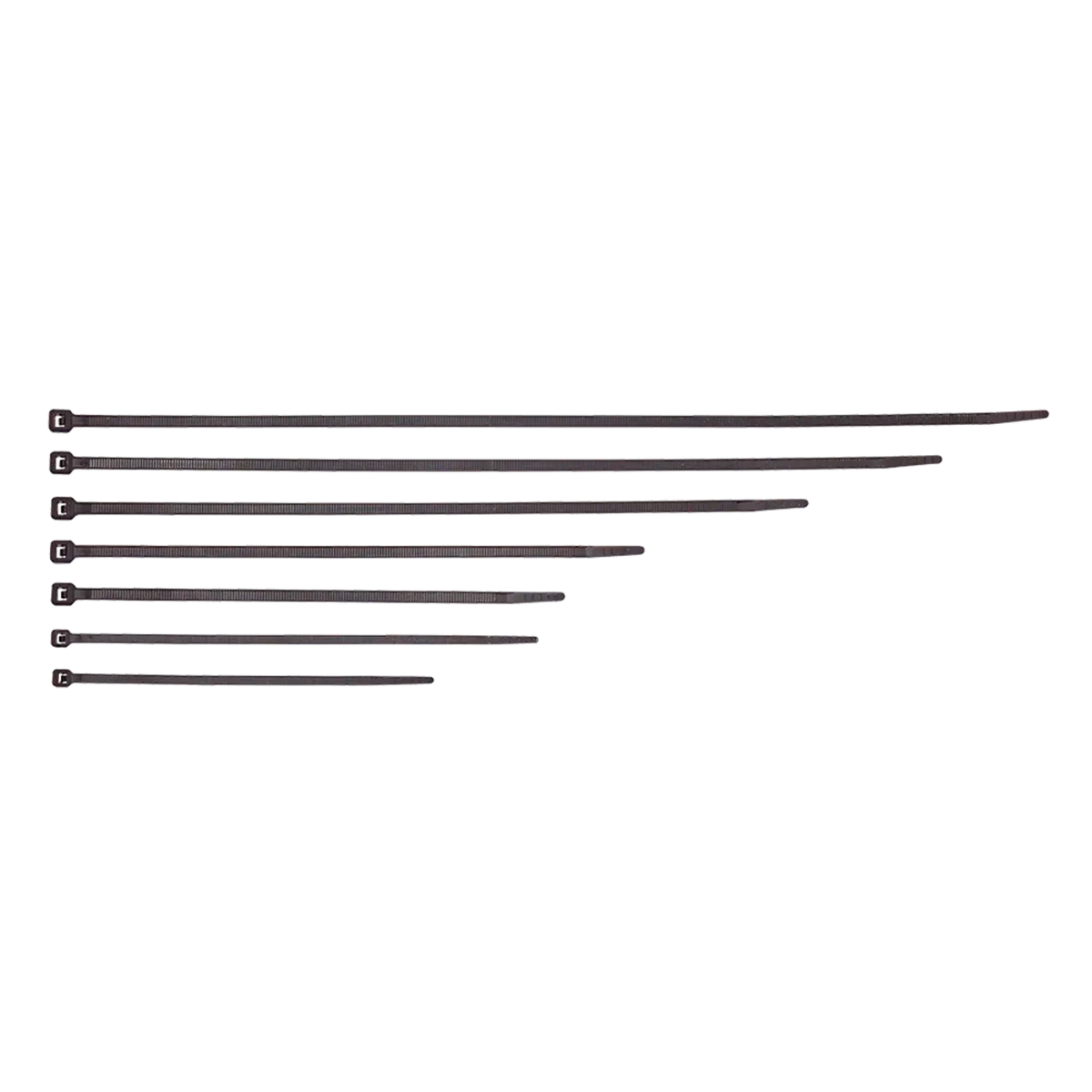 Sonic Tools - Tie Wrap 100 Pieces in Bag (black) - Ridge Toolbox