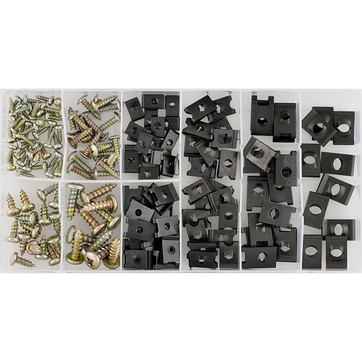 Sonic Tools - Body Bolts and Speed Nuts Assortment 170-pcs - Ridge Toolbox