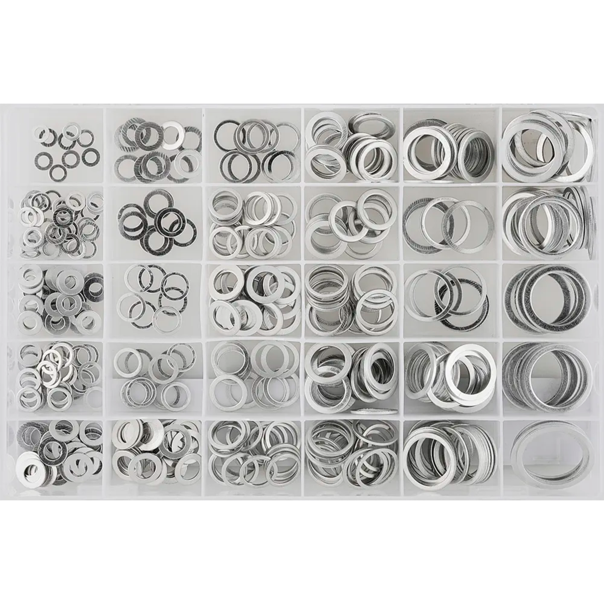 Sonic Tools - Aluminum Washer Assortment 300-pcs - Ridge Toolbox