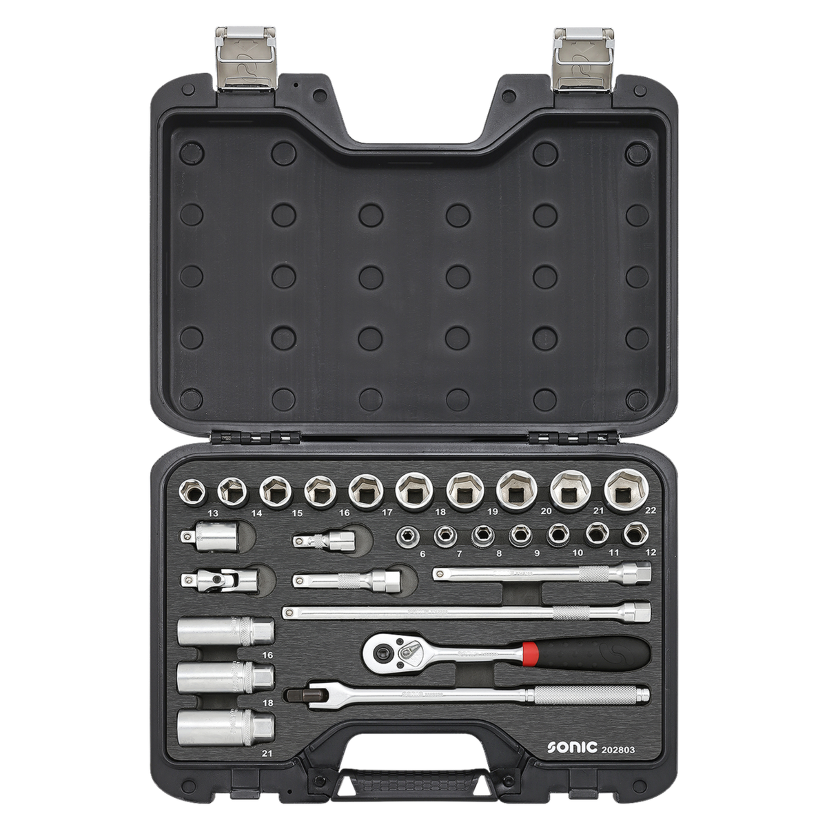 Sonic Tools - MCS Socket Set 3/8", 28-PCS - Ridge Toolbox