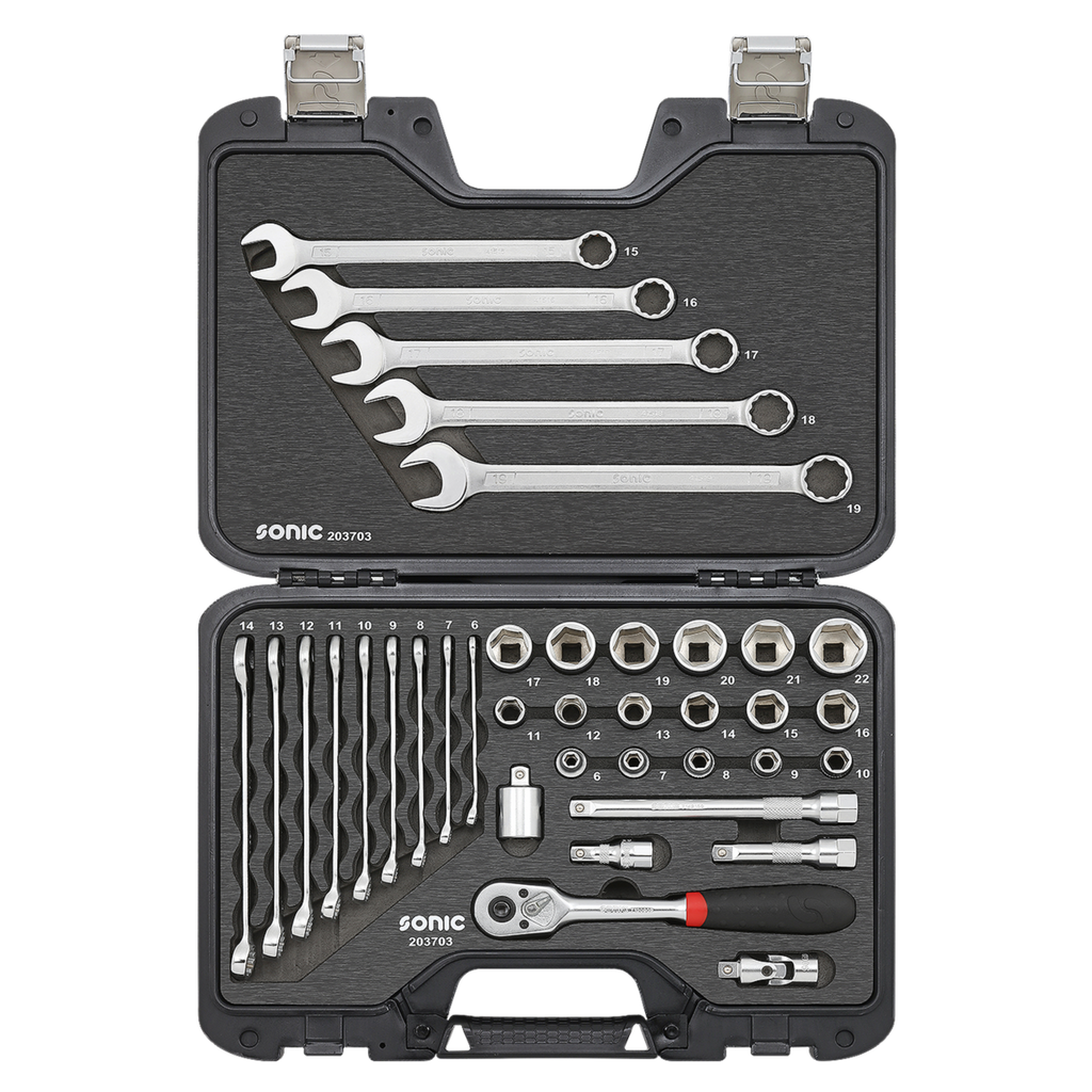 Sonic Tools - MCS Metric Socket & Wrench Set 3/8", 37-PCS - Ridge Toolbox