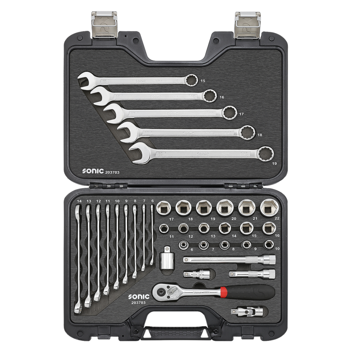 Sonic Tools - MCS Metric Socket & Wrench Set 3/8", 37-PCS - Ridge Toolbox