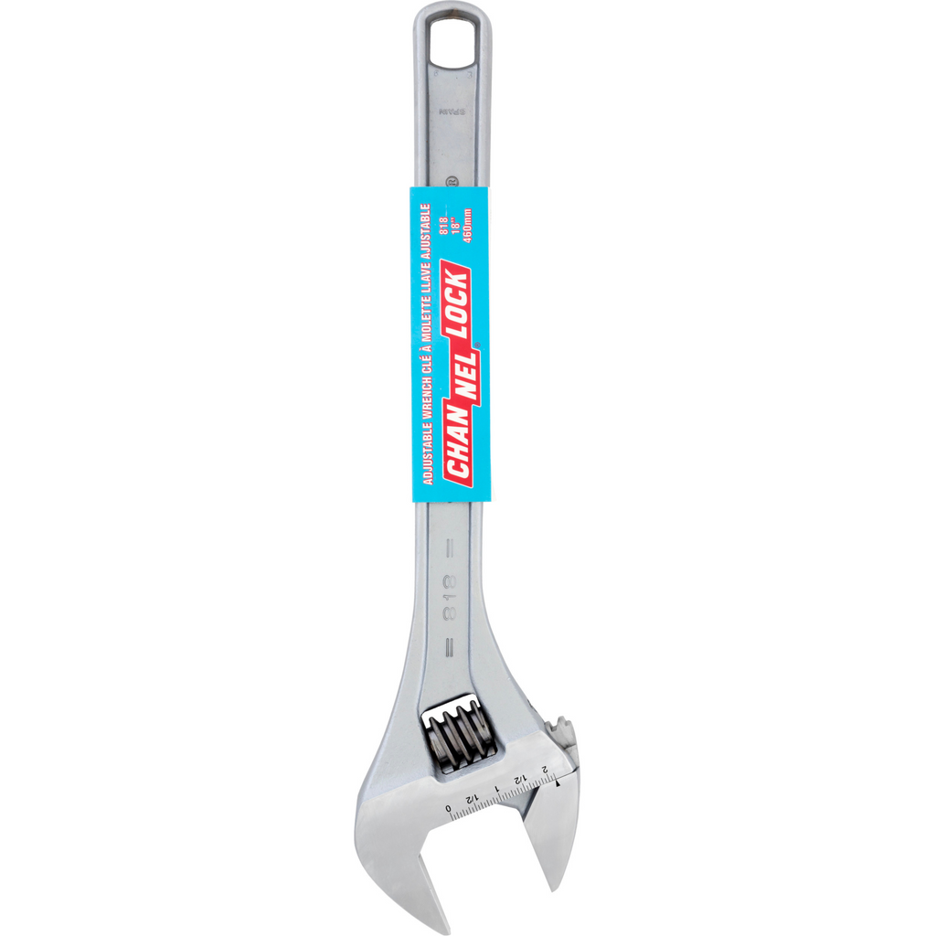 Channellock 18-Inch Adjustable Wrench - Unmatched Strength and Precision