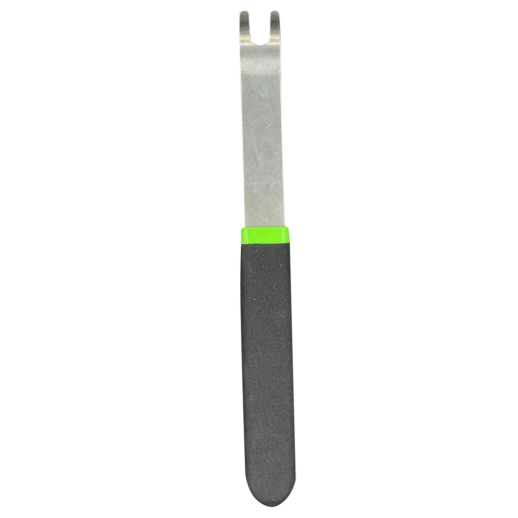Vim Tools - “U” Notch Pry Tool, Stainless, Dipped Handle - Ridge Toolbox