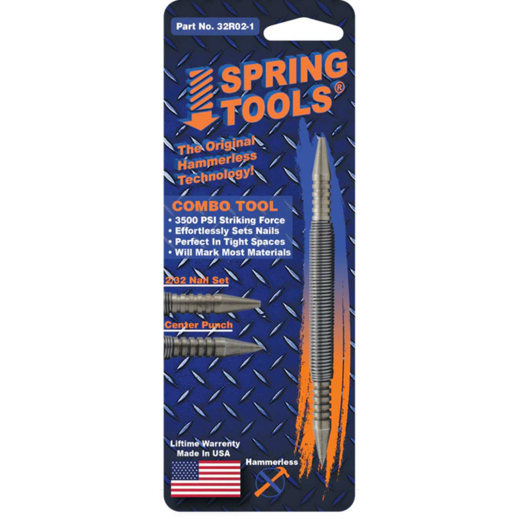 Spring Tools - Combo Tool - 2/32" & Center Punch - Ridge Toolbox
