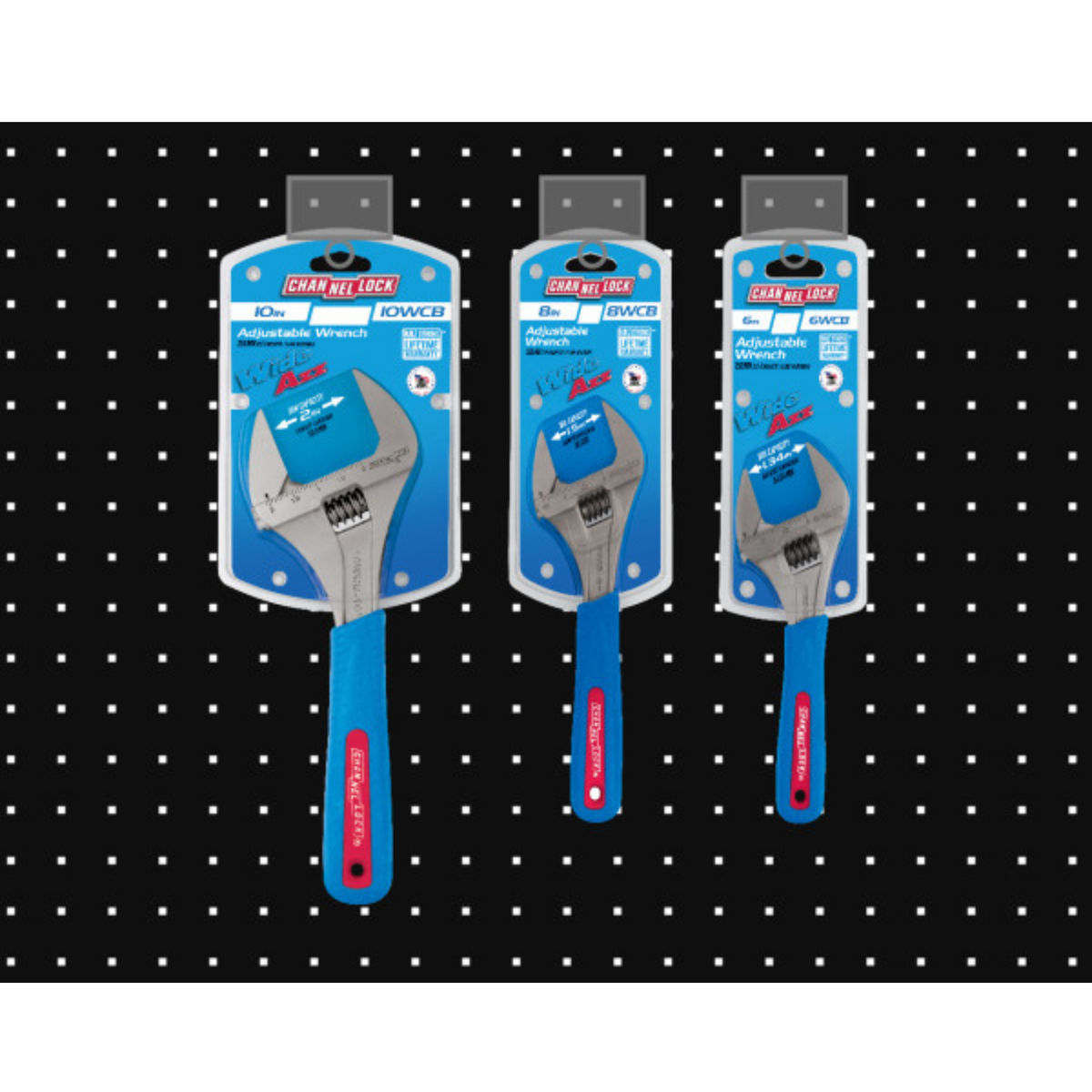 Channellock Adjustable Wrench Display - Ridge Toolbox
