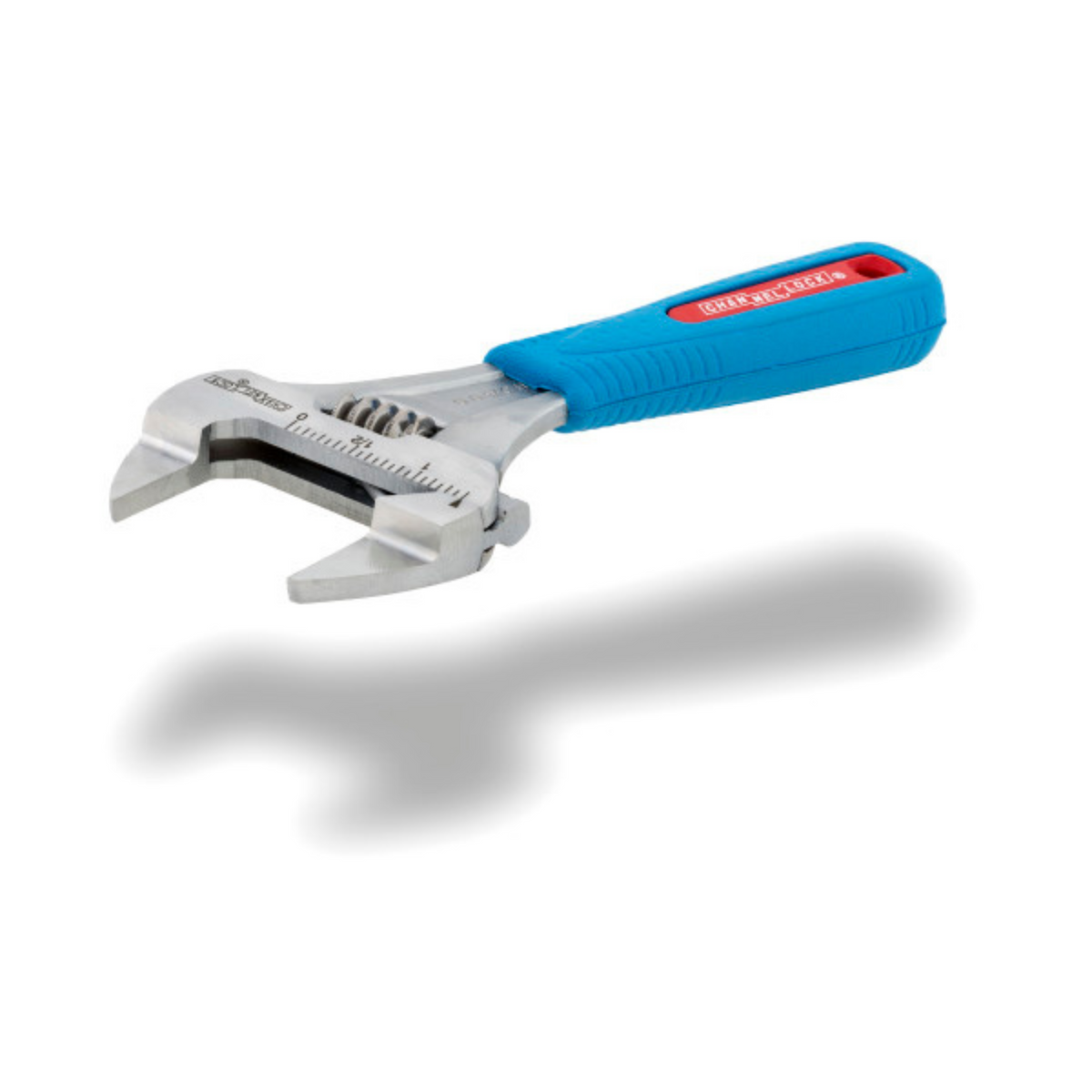 Channellock 6-Inch CODE BLUE® WideAzz® Slim Jaw Adjustable Wrench - Ridge Toolbox