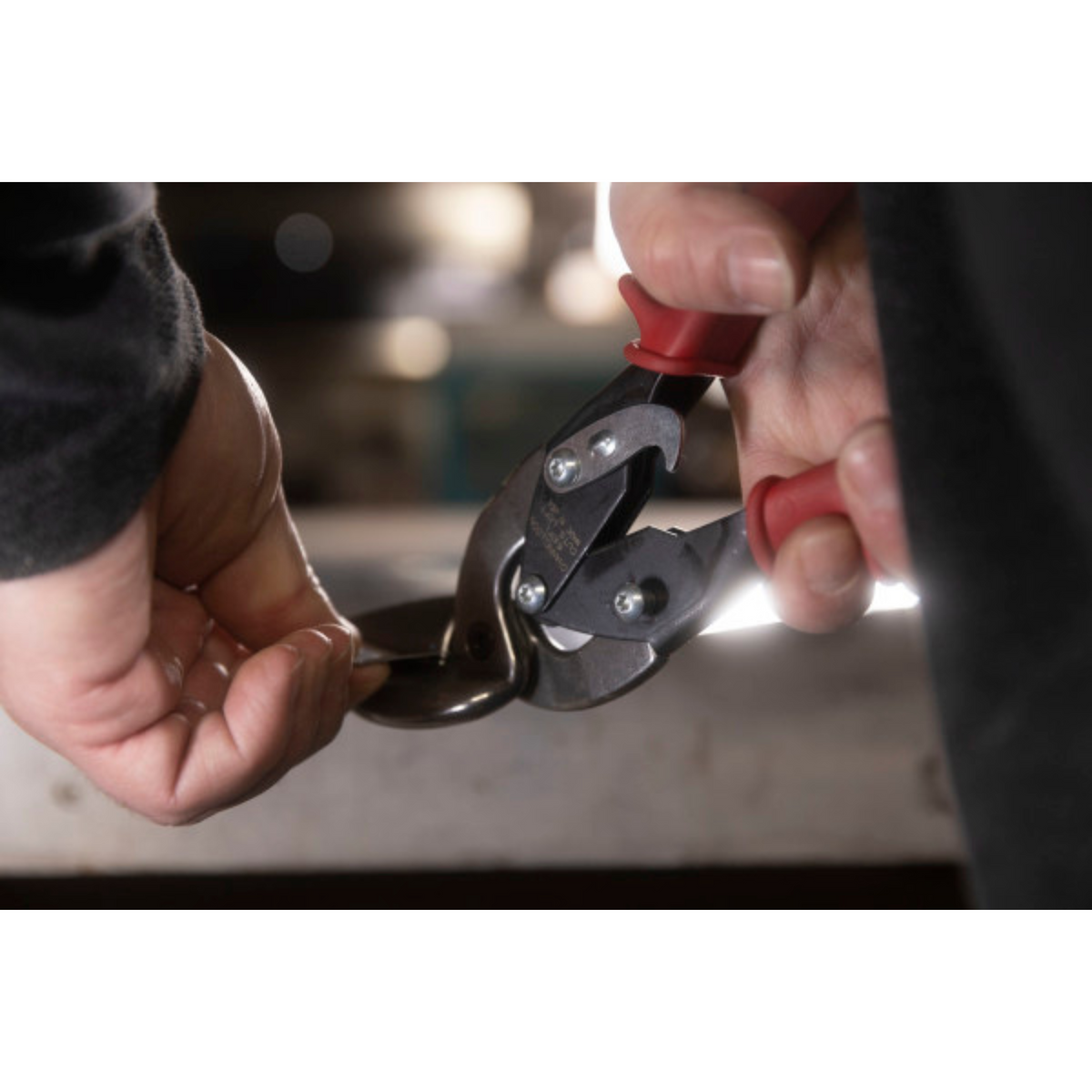 Channellock 10-Inch Offset Left Aviation Snip - Ridge Toolbox