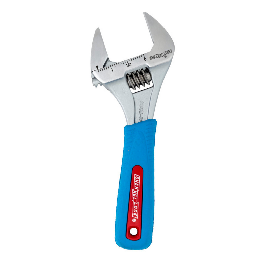 Channellock 6-Inch CODE BLUE® WideAzz® Adjustable Wrench - Ridge Toolbox