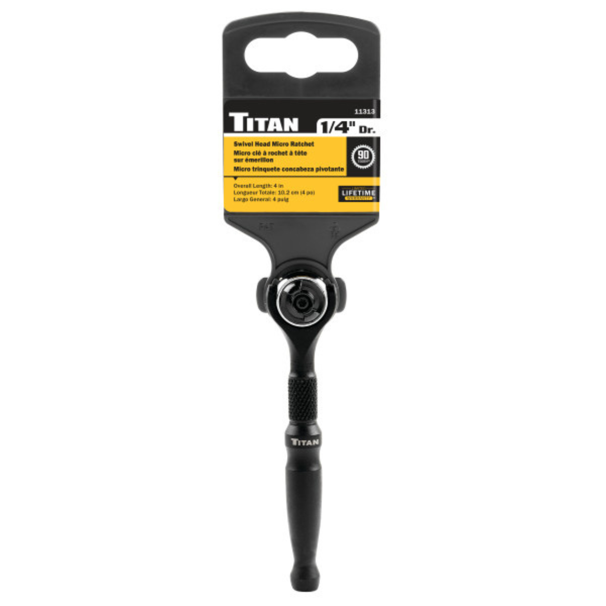 1/4 in. Drive Micro Swivel Ratchet (11313) - Ridge Toolbox