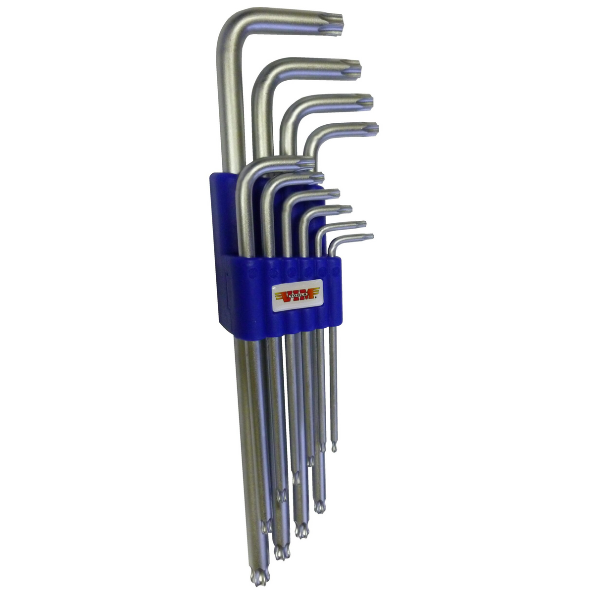 Vim Tools - Torx L-Key Wrench Set – Half Cut Short Arm & Ball-End Long Arm (T8-T50)