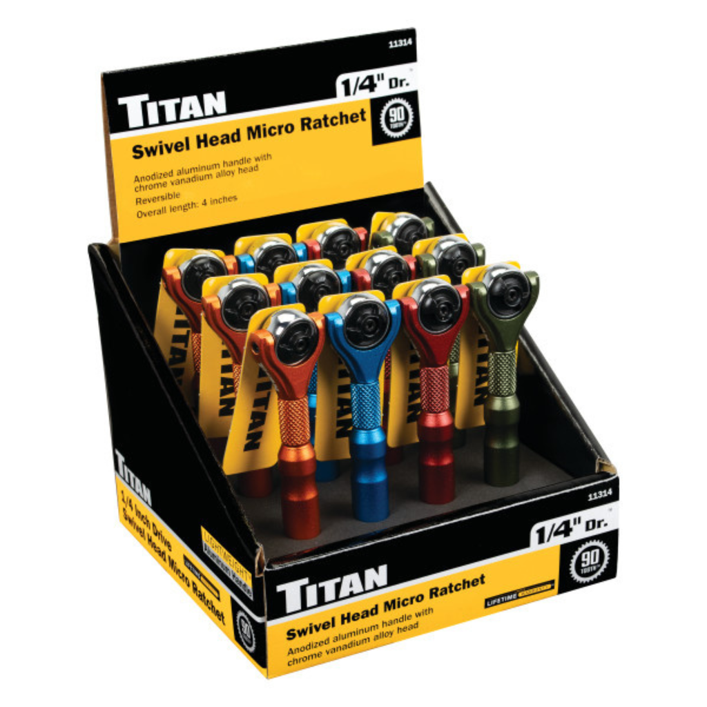 1/4 in. Drive Micro Ratchet Counter Display (11314) - Ridge Toolbox