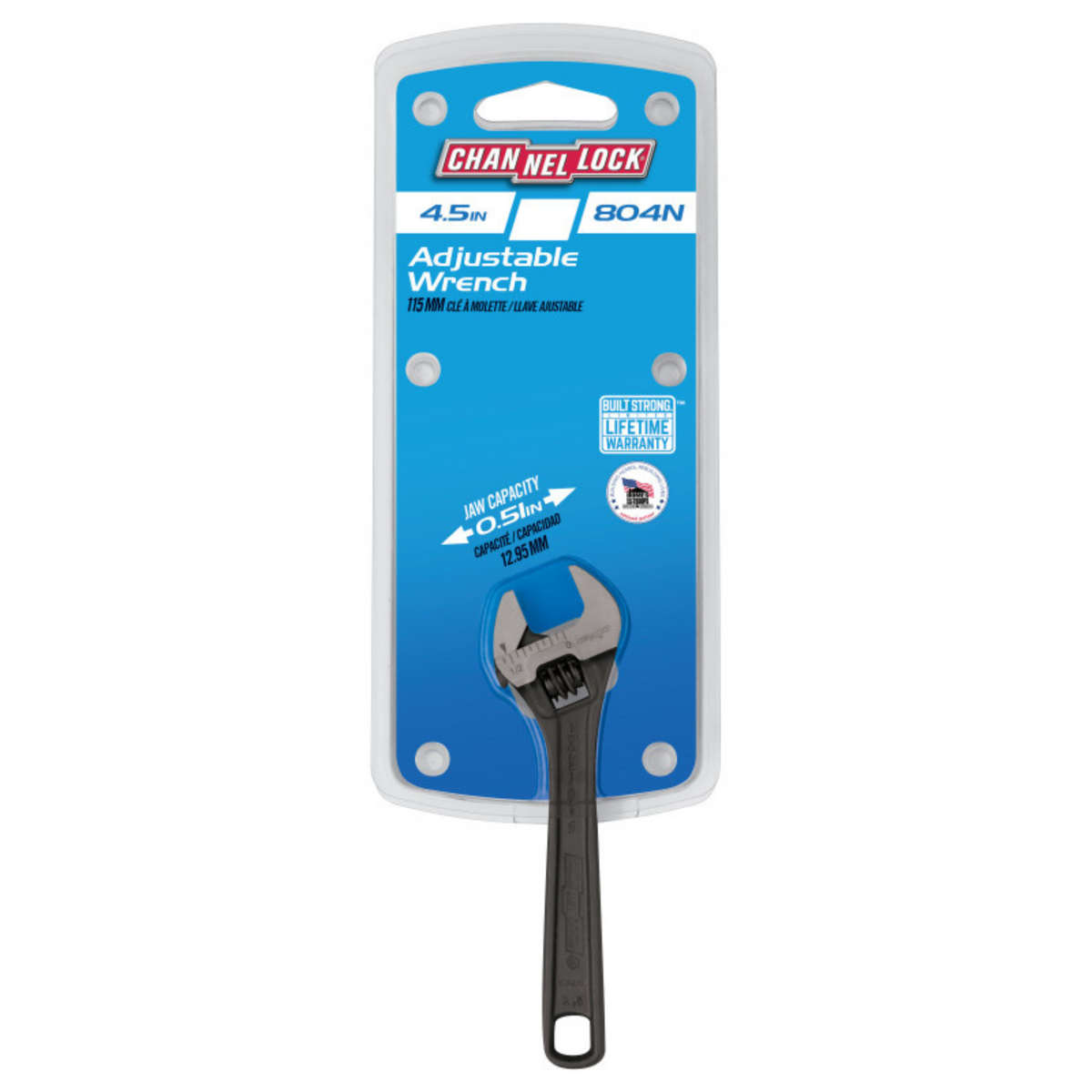 Channellock 4-Inch Adjustable Wrench - Ridge Toolbox
