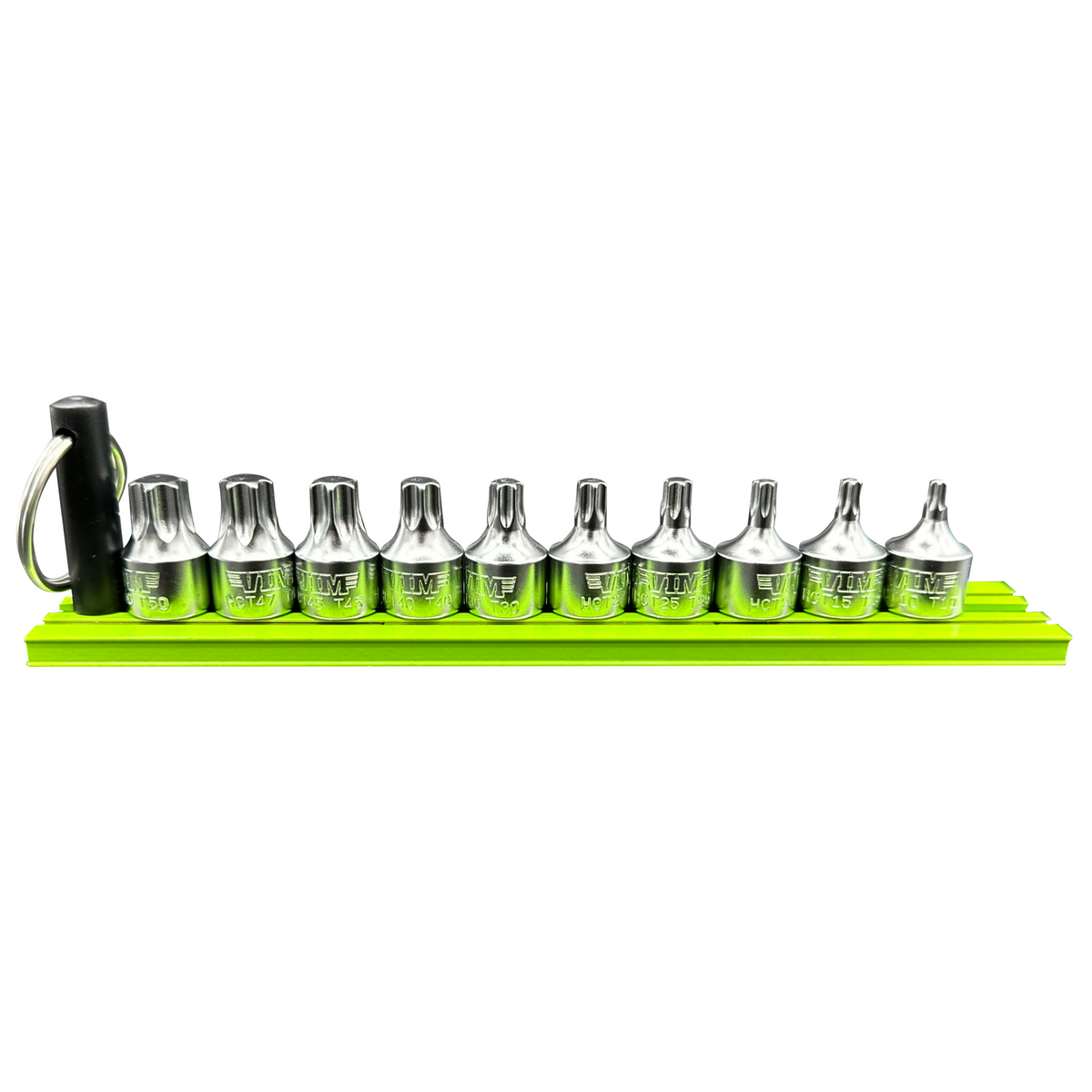 Vim Tools - 10 Piece Half Cut Stubby Torx Set On Magrail - Ridge Toolbox