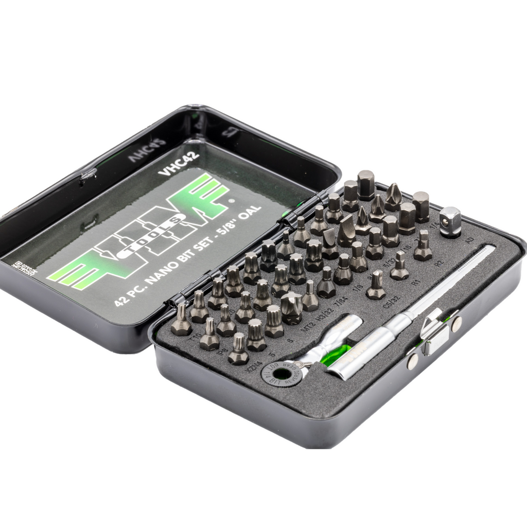 Vim Tools - 42 Pc. Nano Bit Set - 5/8'' Oal