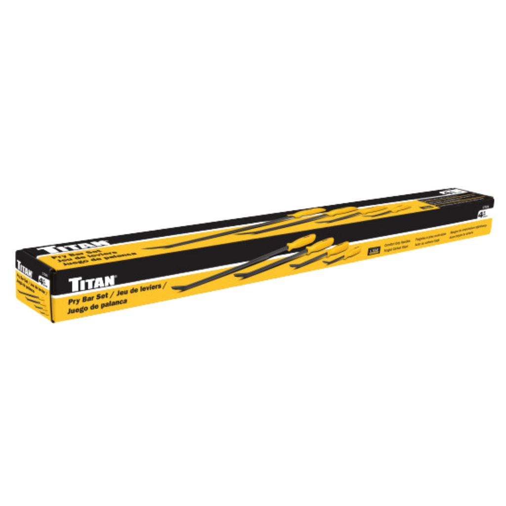 4 pc. Pry Bar Set (17101) - Ridge Toolbox