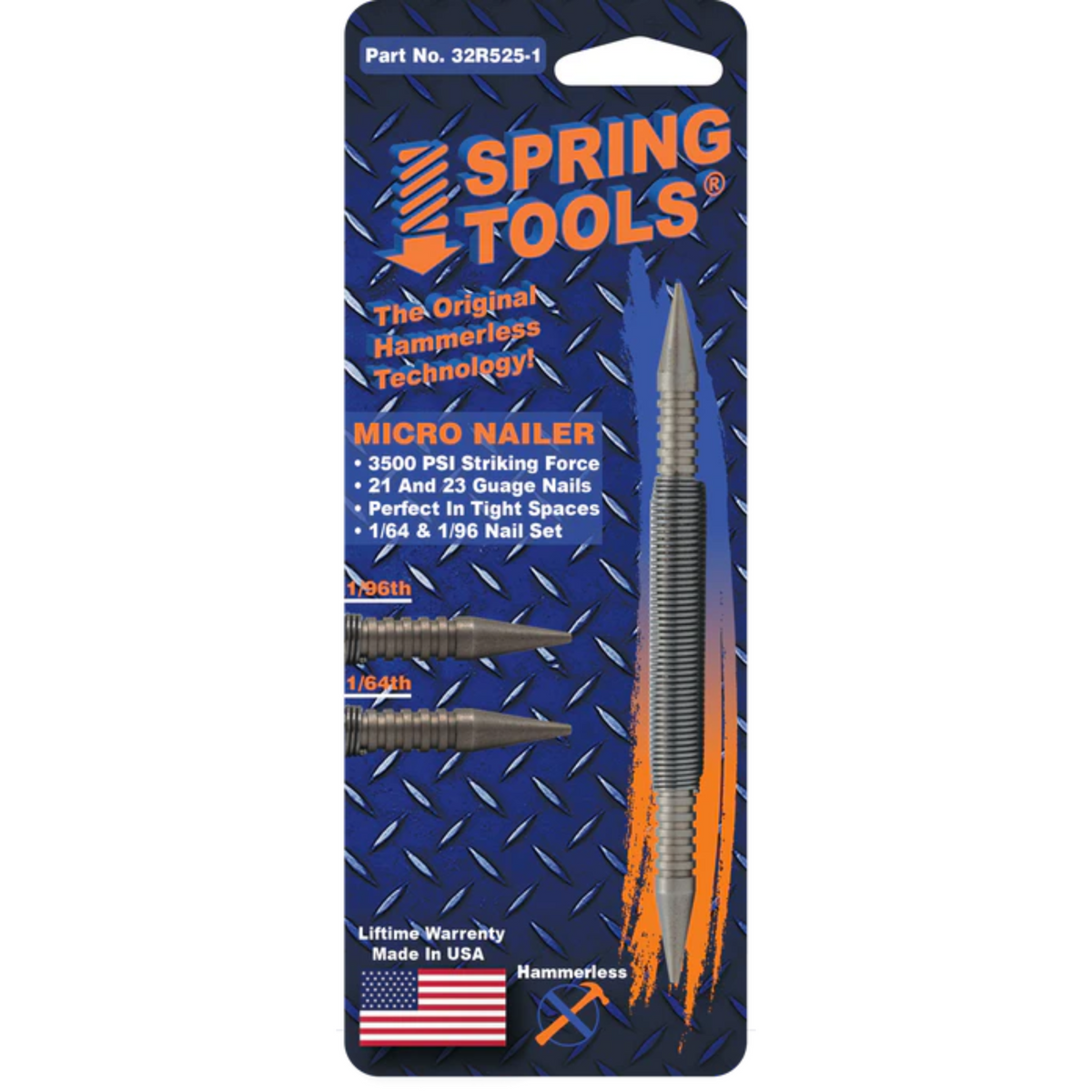 Spring Tools - Combo Tool - Pin Nail 1/96" & 1/64" - Ridge Toolbox