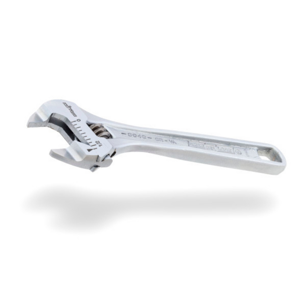 Channellock 4-Inch Extra Slim Jaw Adjustable Wrench - Ridge Toolbox