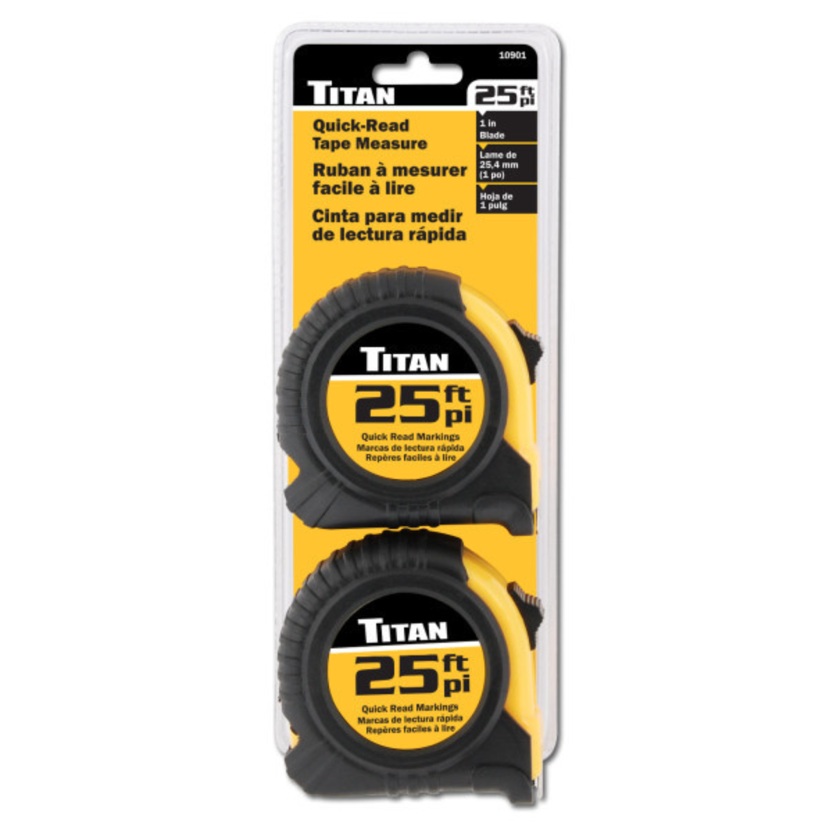25 ft. 2 pk. Tape Measure (10901) - Ridge Toolbox