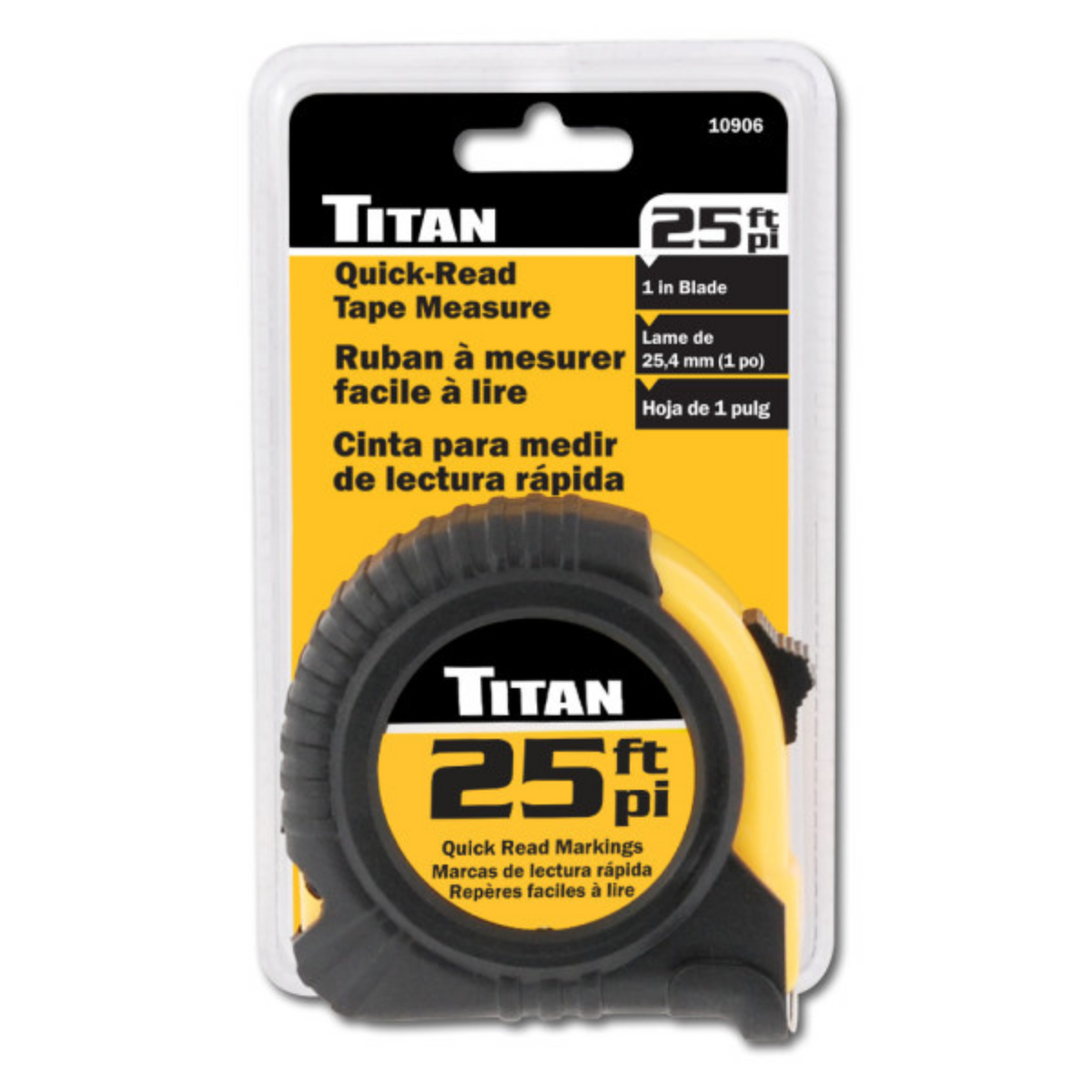 25 ft. Tape Measure (10906) - Ridge Toolbox