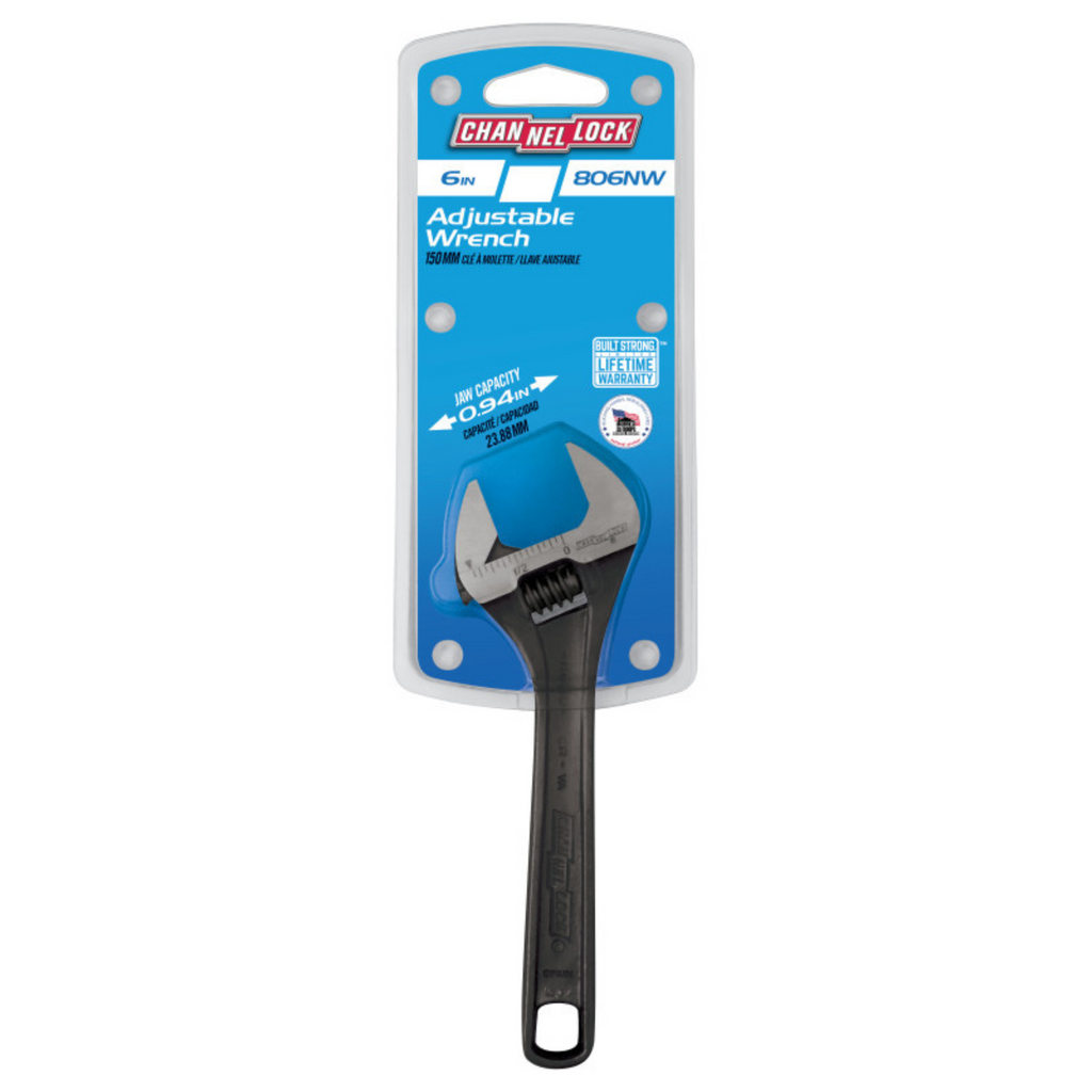 Channellock 6-Inch Adjustable Wrench - Ridge Toolbox