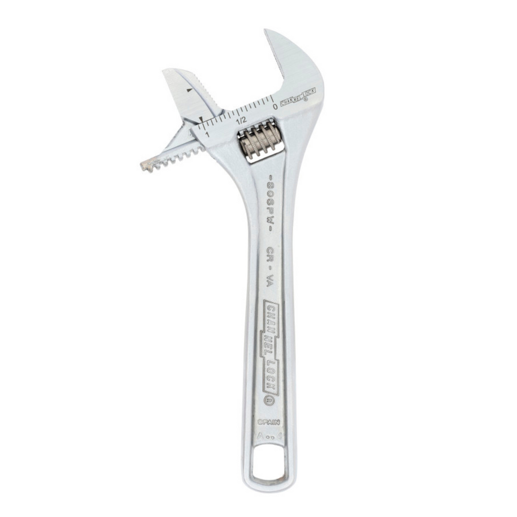 Channellock 6-Inch Reversible Jaw Adjustable Wrench - Ridge Toolbox