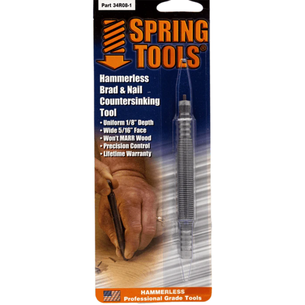Spring Tools - Combo Tool - Self Centering Brad Setter - Ridge Toolbox