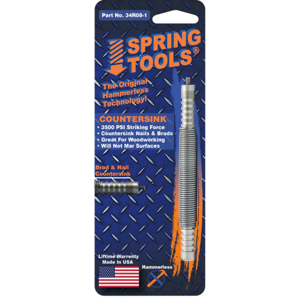 Spring Tools - Combo Tool - Self Centering Brad Setter - Ridge Toolbox