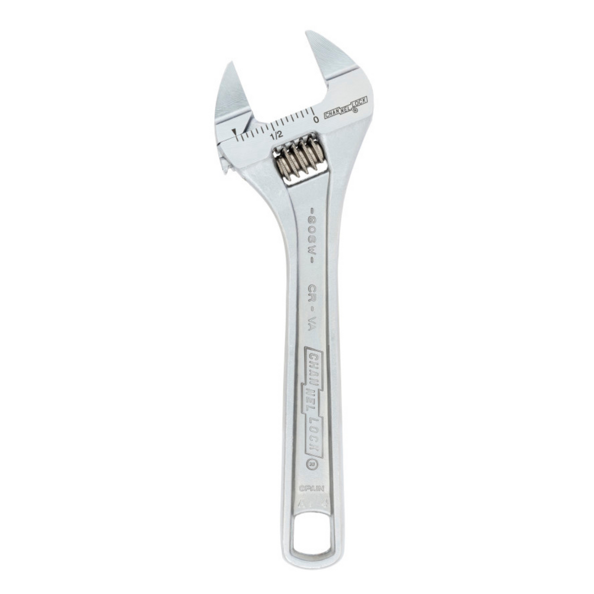 Channellock 6-Inch Precision Adjustable Wrench with Extra Slim Jaw - Ridge Toolbox