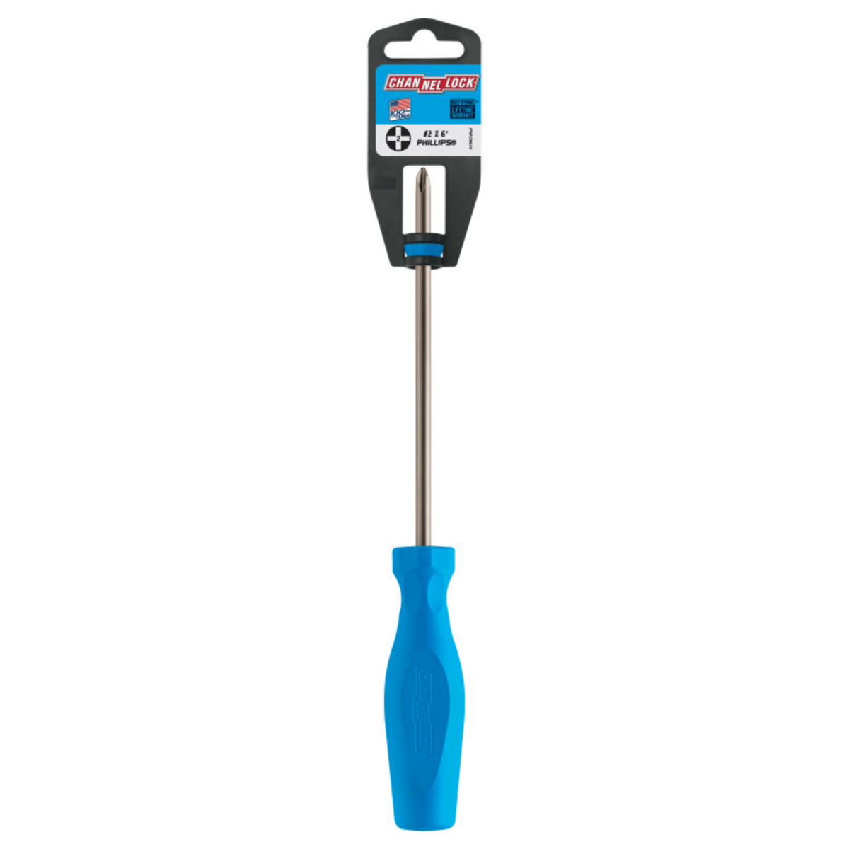 Channellock PHILLIPS #2 x 6-inch Professional Screwdriver - Ridge Toolbox