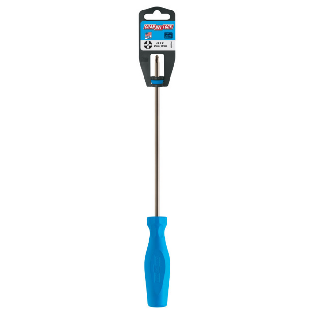 Channellock PHILLIPS #2 x 8-inch Professional Screwdriver - Ridge Toolbox