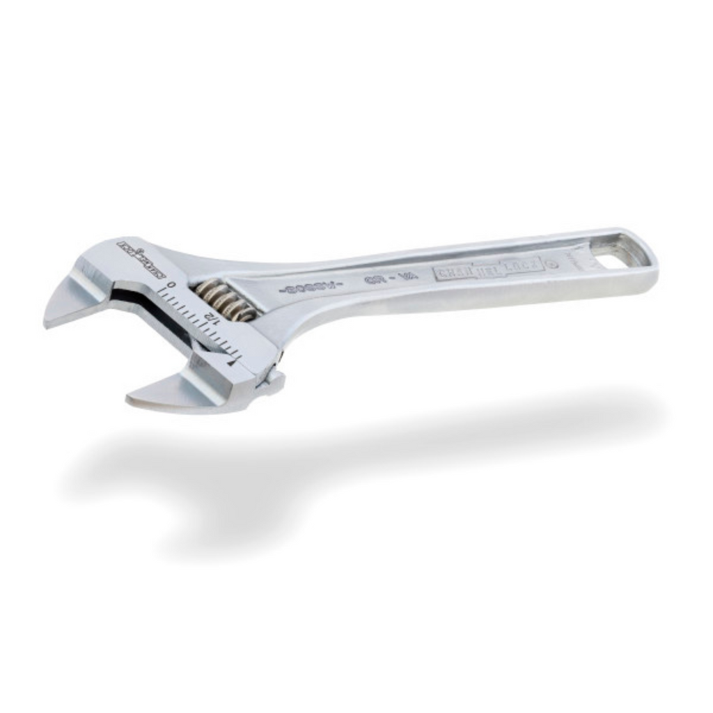 Channellock 6-Inch Precision Adjustable Wrench with Extra Slim Jaw - Ridge Toolbox