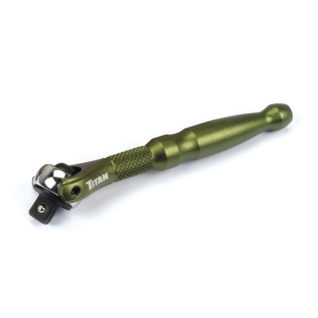 1/4 in. Drive Aluminum Swivel Head Micro Ratchet (11324) - Ridge Toolbox