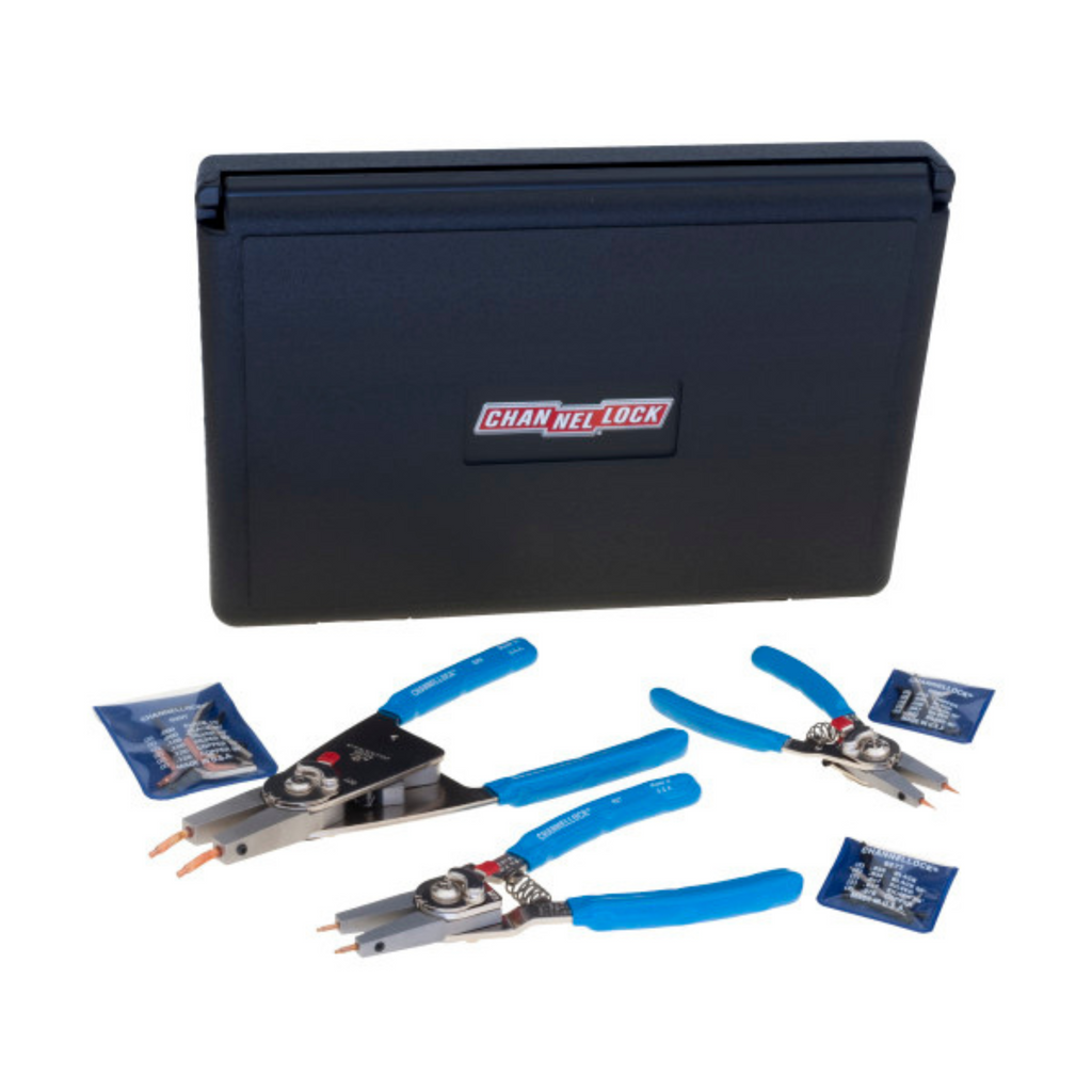 Channellock 3pc Convertible Retaining Ring Pliers Set - Ridge Toolbox