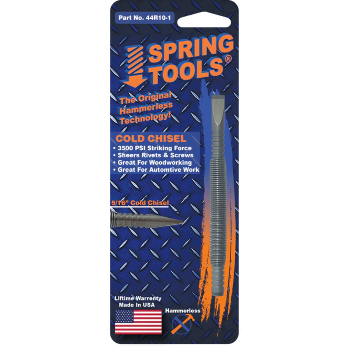 Spring Tools - Cold Chisel - 5/16" Face - Ridge Toolbox