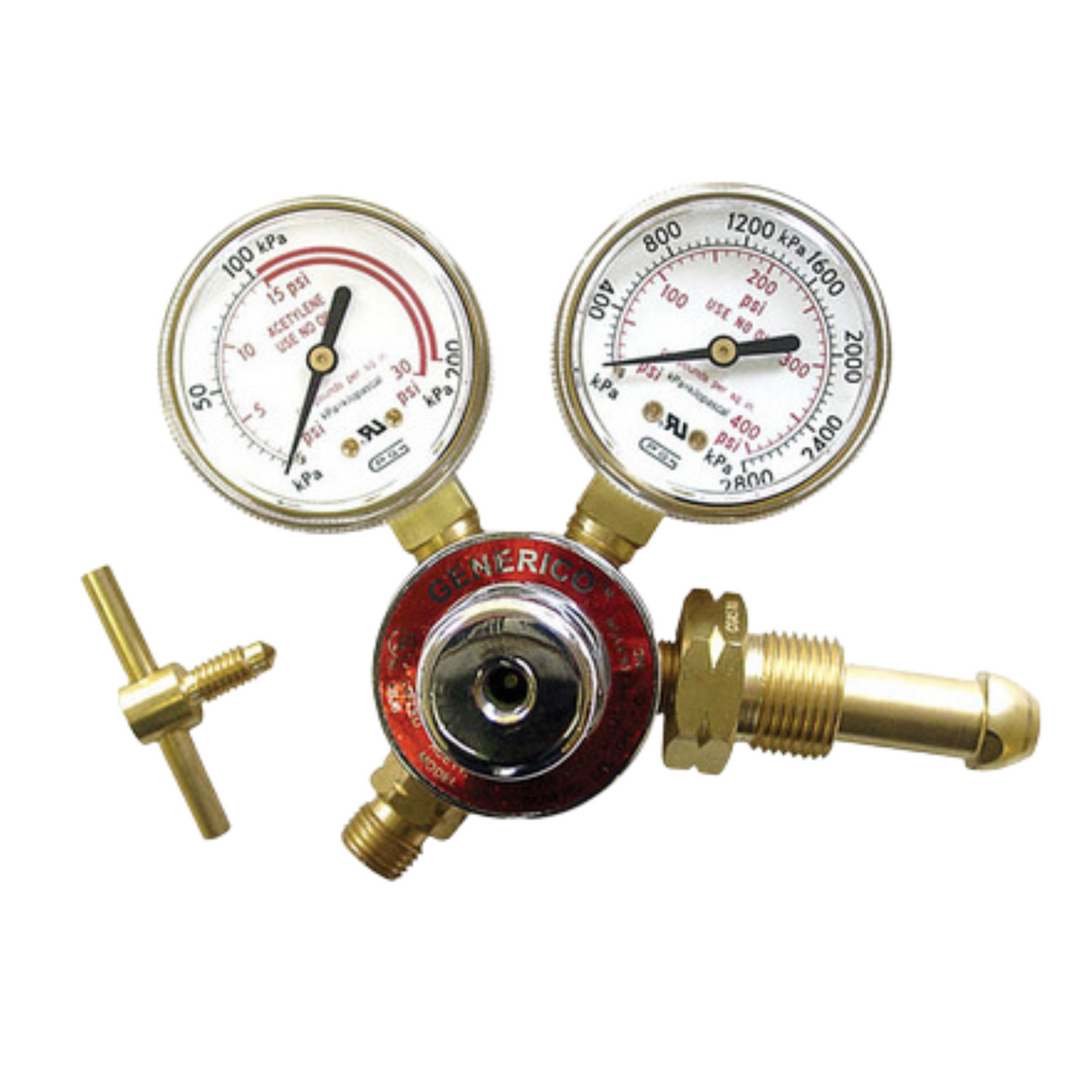 Shark Industries - Oxygen Regulators for Heavy Duty Kits – 2.5″ Gauge Face, CGA540, Up to 400 PSIG - Ridge Toolbox