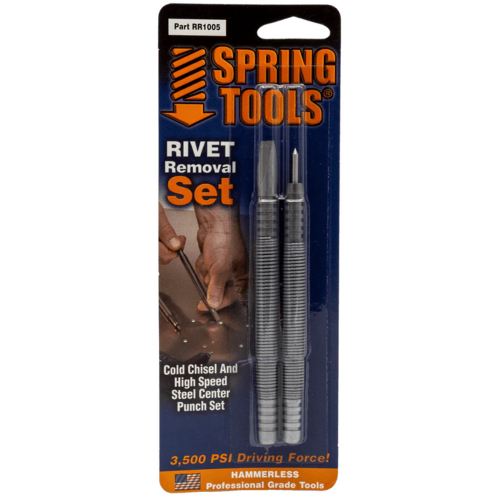 Spring Tools - 2 Piece Rivet Removal Set - Ridge Toolbox