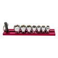 VIM Tools - Dual Drive SAE Socket Set – 1/4" Square Drive, 11mm & 13mm Hex Outer Drive (1/4" - 9/16")