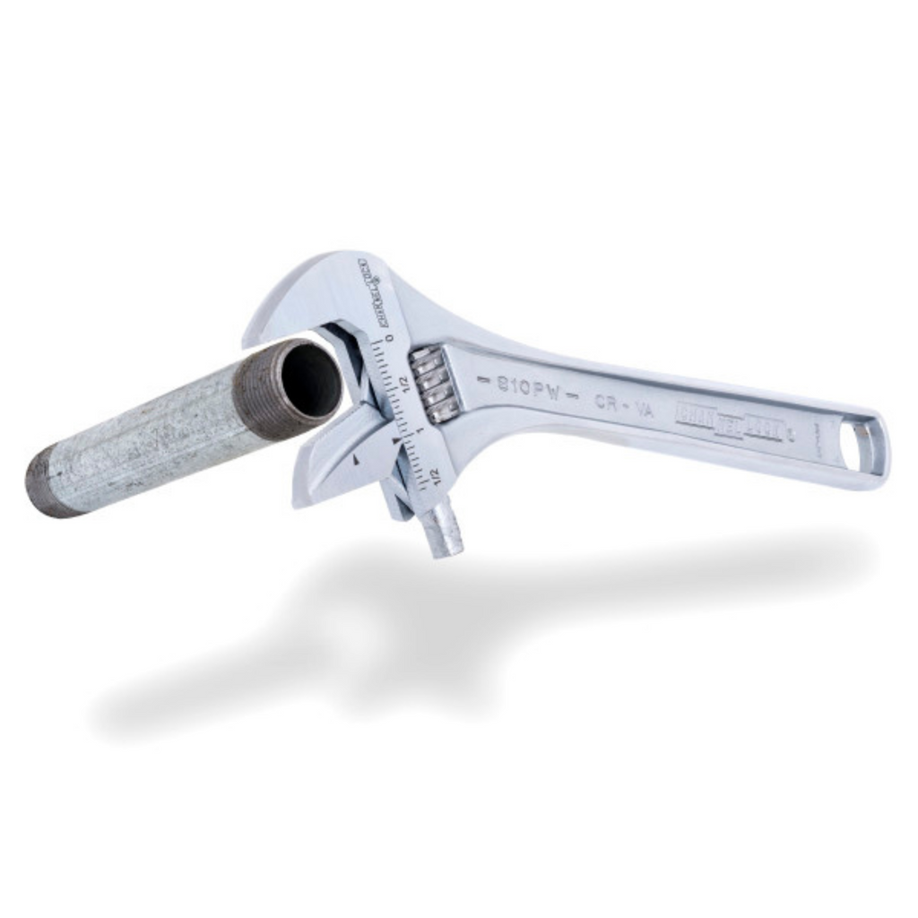 Channellock 8-Inch Reversible Jaw Adjustable Wrench - Ridge Toolbox
