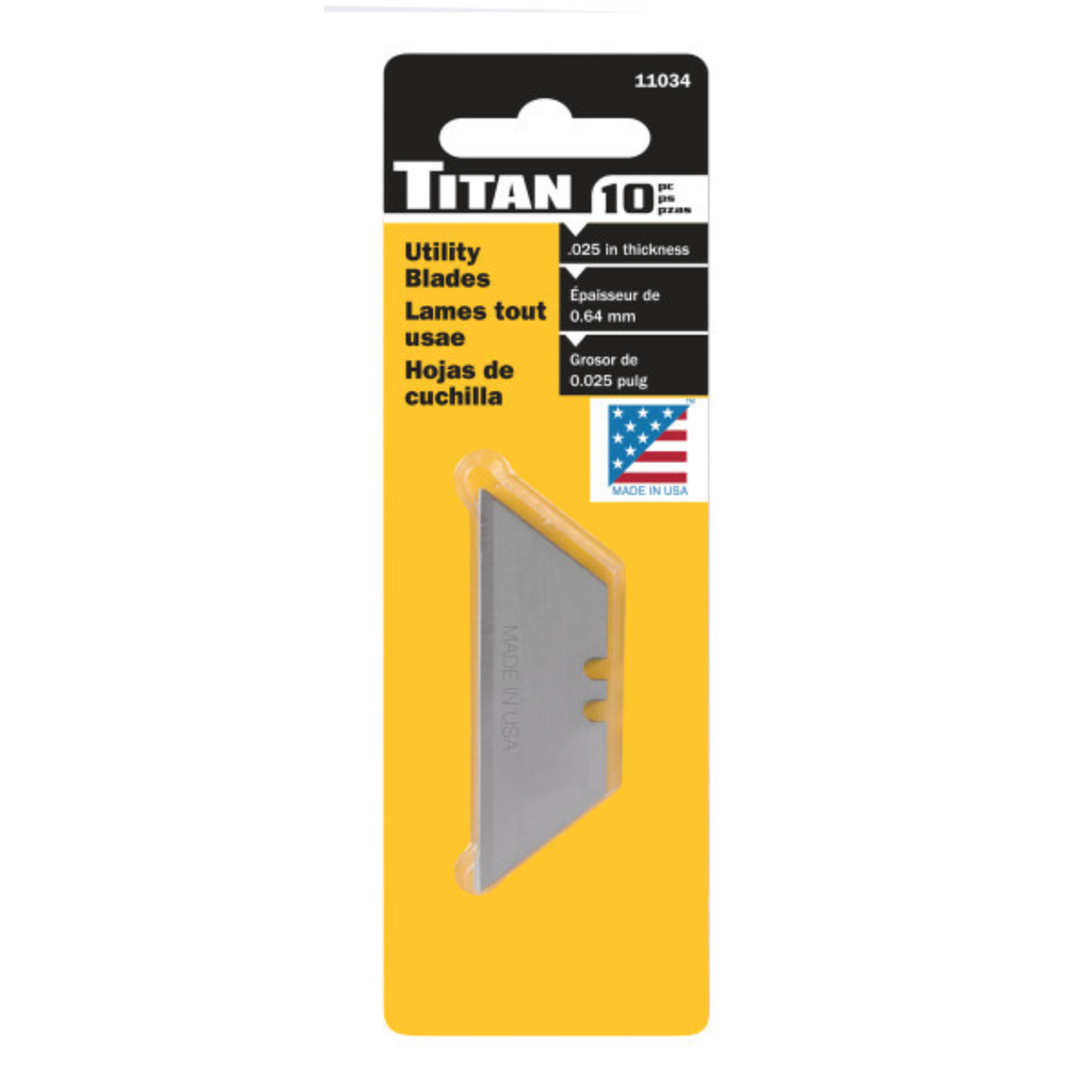 10 pc. Heavy-Duty Utility Knife Blades (11034) - Ridge Toolbox