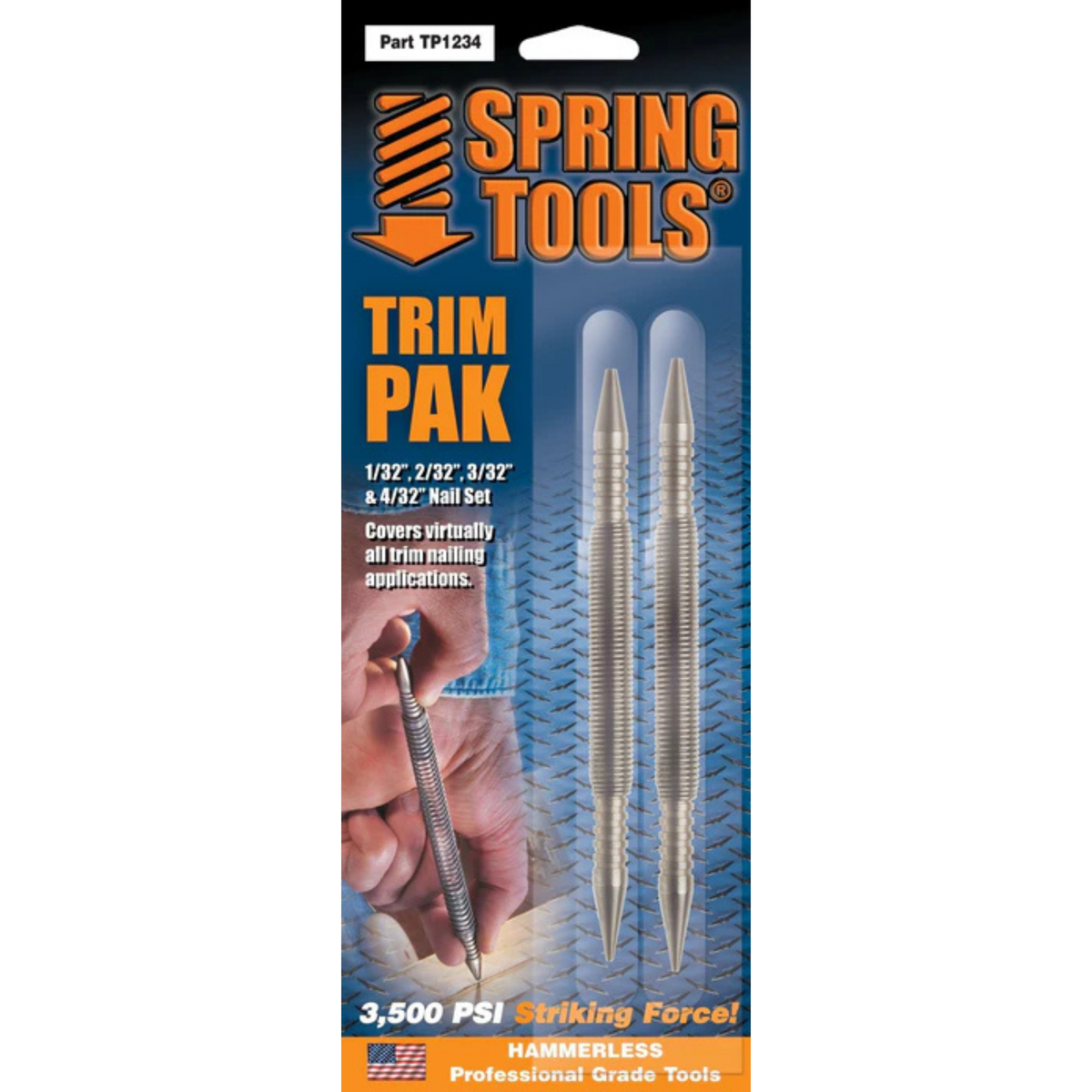 Spring Tools - Nail Set Trim Pak - Ridge Toolbox