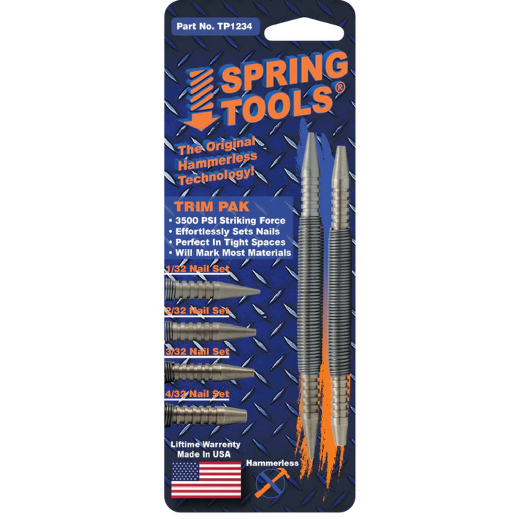 Spring Tools - Nail Set Trim Pak - Ridge Toolbox