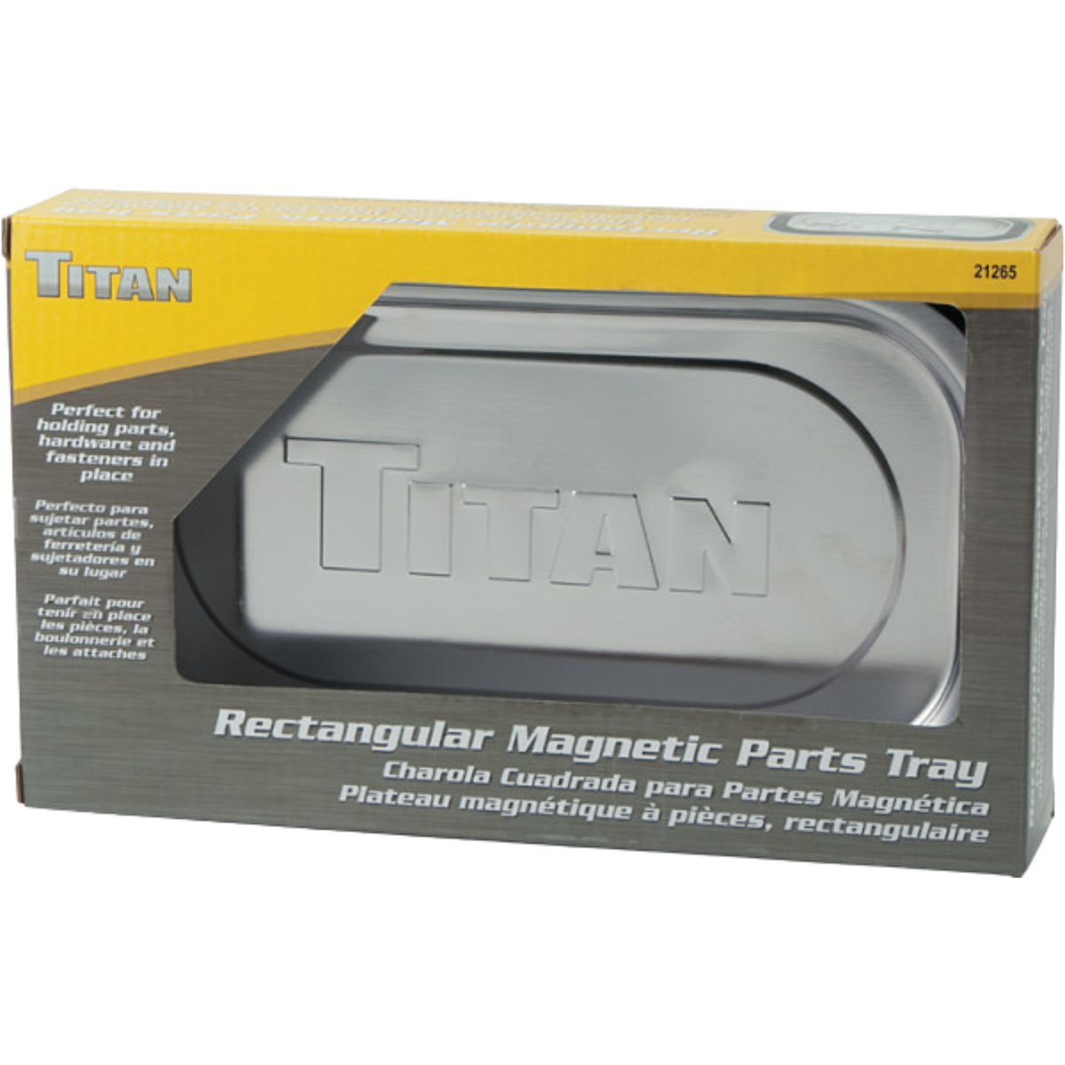 Rectangular Magnetic Parts Tray (21265) - Ridge Toolbox